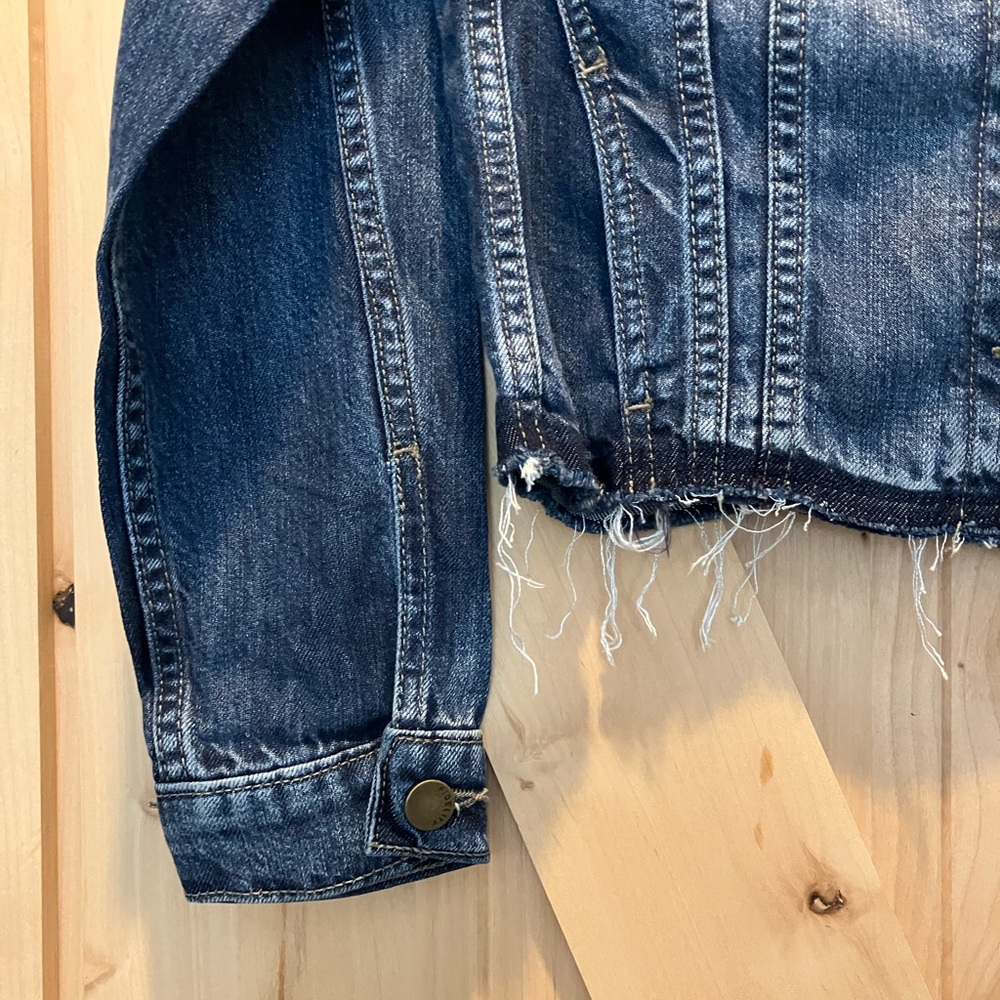 FIDELITY DENIM “The Undone” Jean Jacket. Color Rainfall Vintage. XS, S and M. - Picture 3 of 7